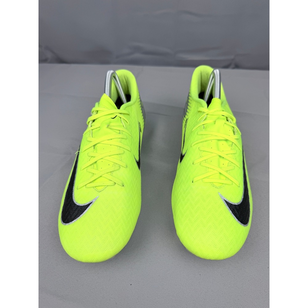 Nike Mercurial Air Zoom Soccer Cleats Volt Black Silver FQ8374-700 Mens 8.5 - Picture 3 of 8
